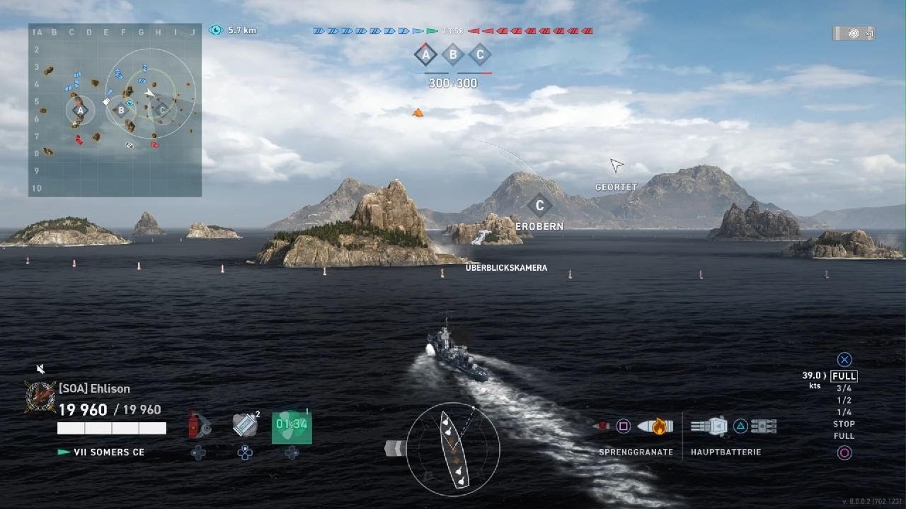 World of Warships Legends - Somers 4k XP-Game