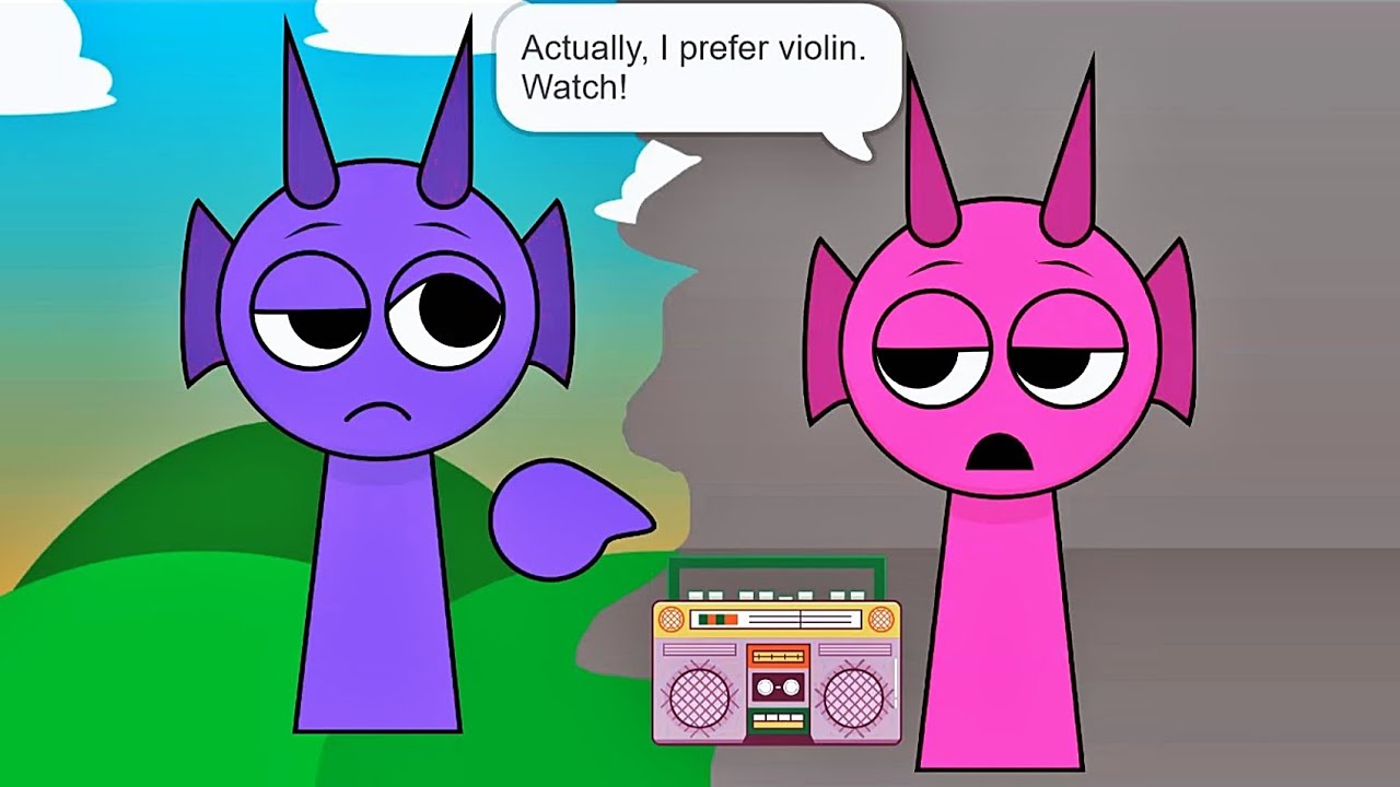 Sprunki Meets Sprunki Opposites! ⚫⚪ Remix | Animation Meme