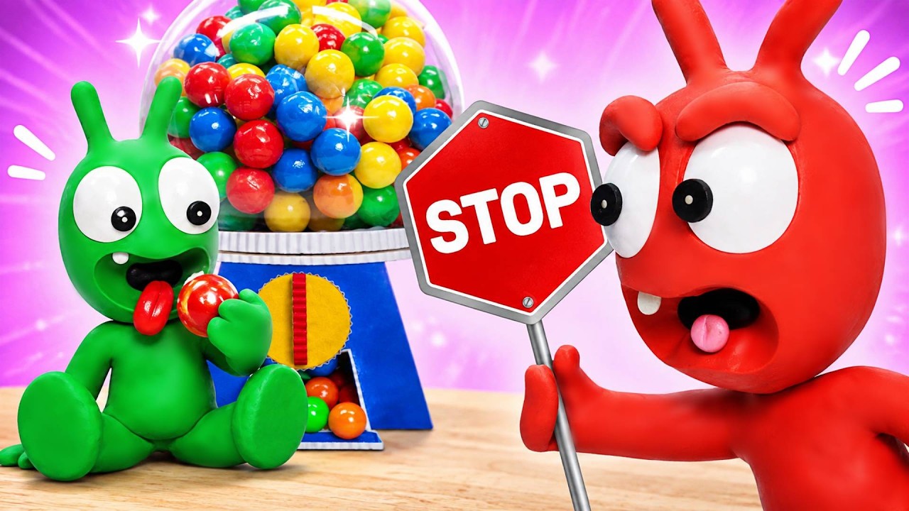 🍭 Pea Pea пробует гигантский автомат с жевательной резинкой! &mdash; Мультик про Pea Pea