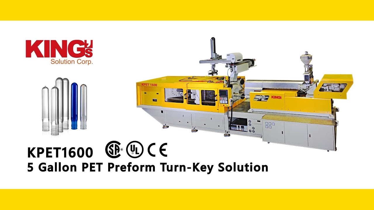 Safety Machine For CE/UL/CSA-5 Gallon PET Preform Turn-Key Solution