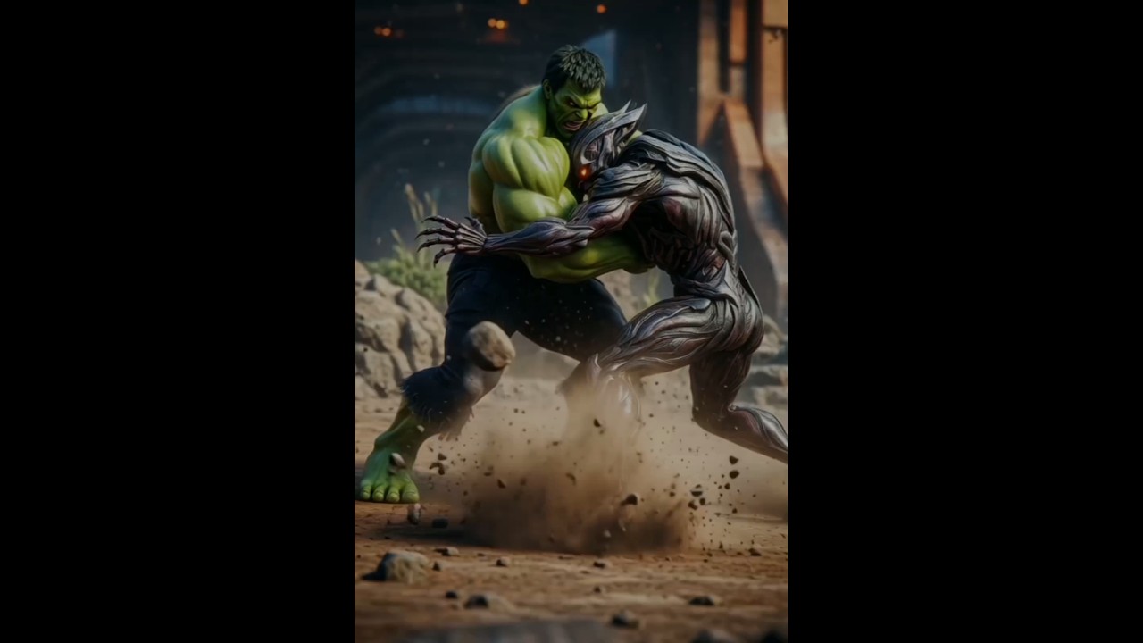 Hulk vs alien 👽 