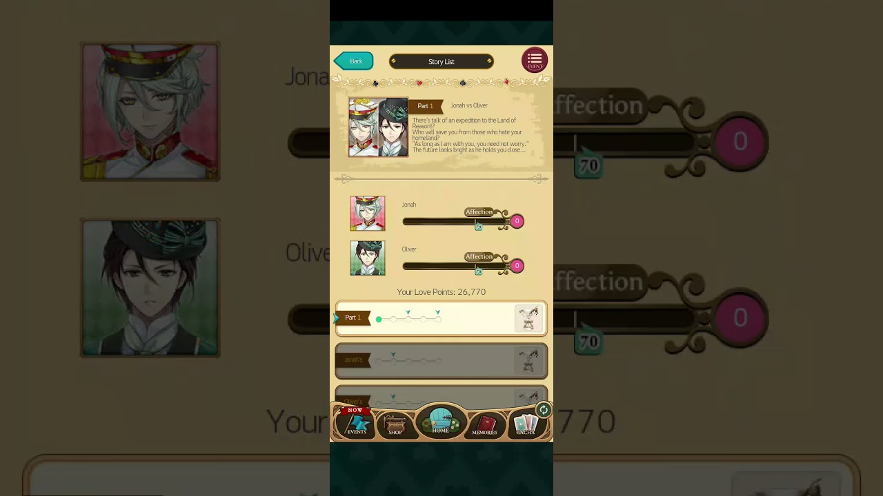 Ikemen Revolution: Illuminating Love, Part 2 (Jonah Clemence/Oliver Knight) - Part 1