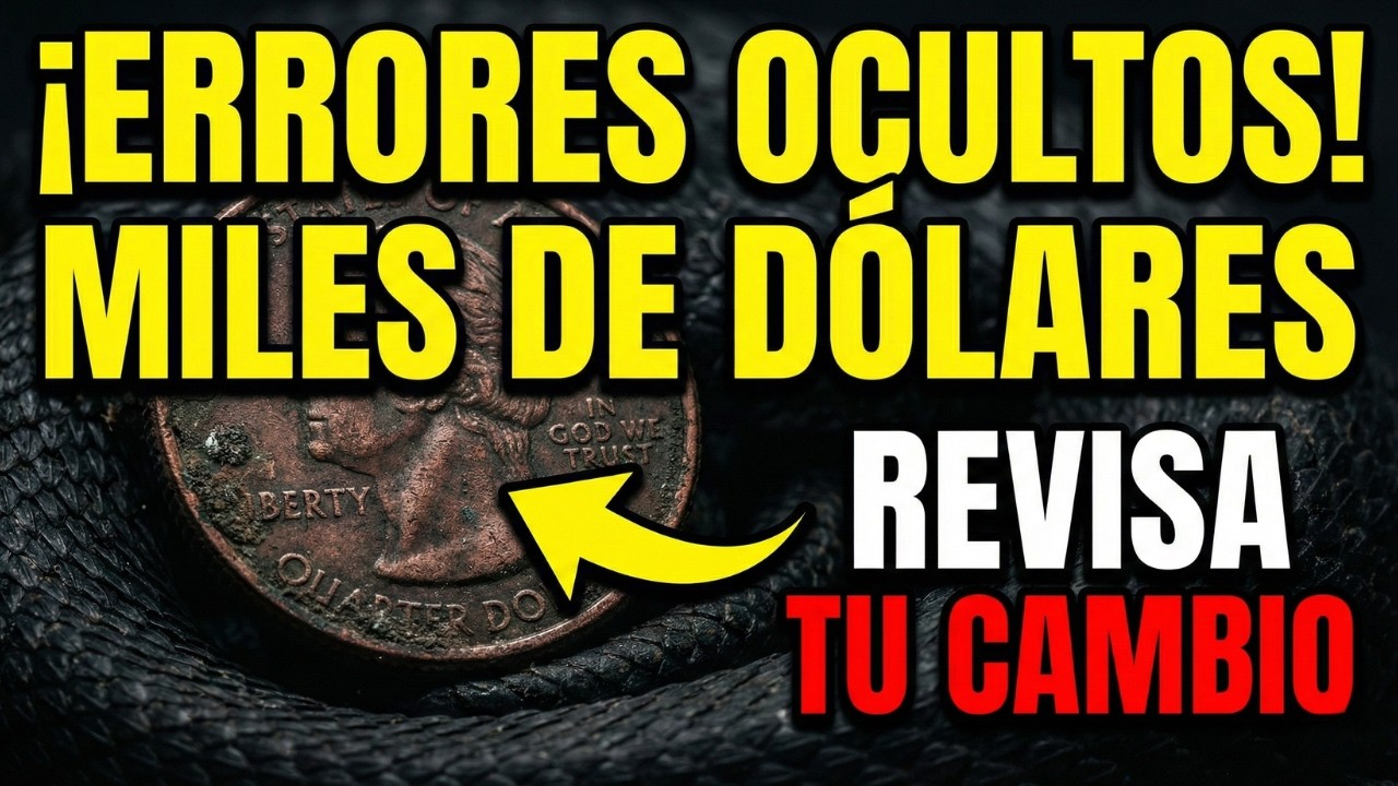 3 Quarters de Estados Unidos que Valen una FORTUNA: Aprende a Identificarlos Fácilmente