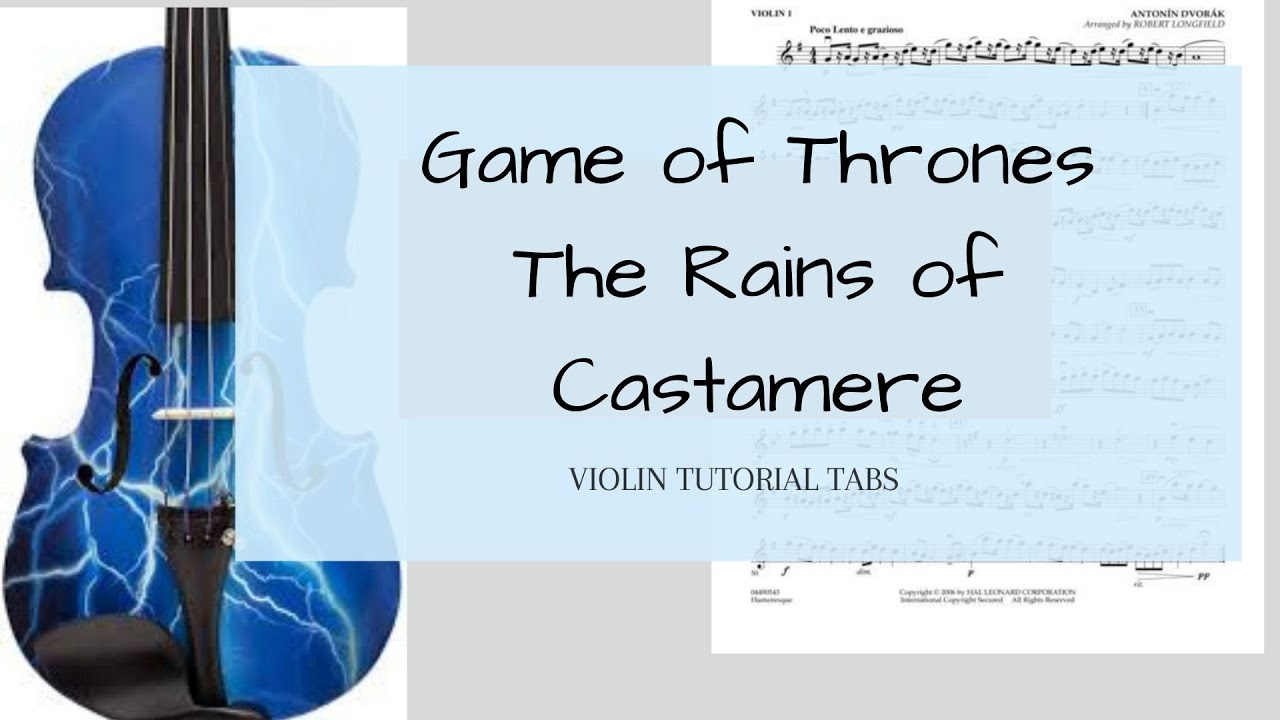 Game of Thrones - The Rains of Castamere