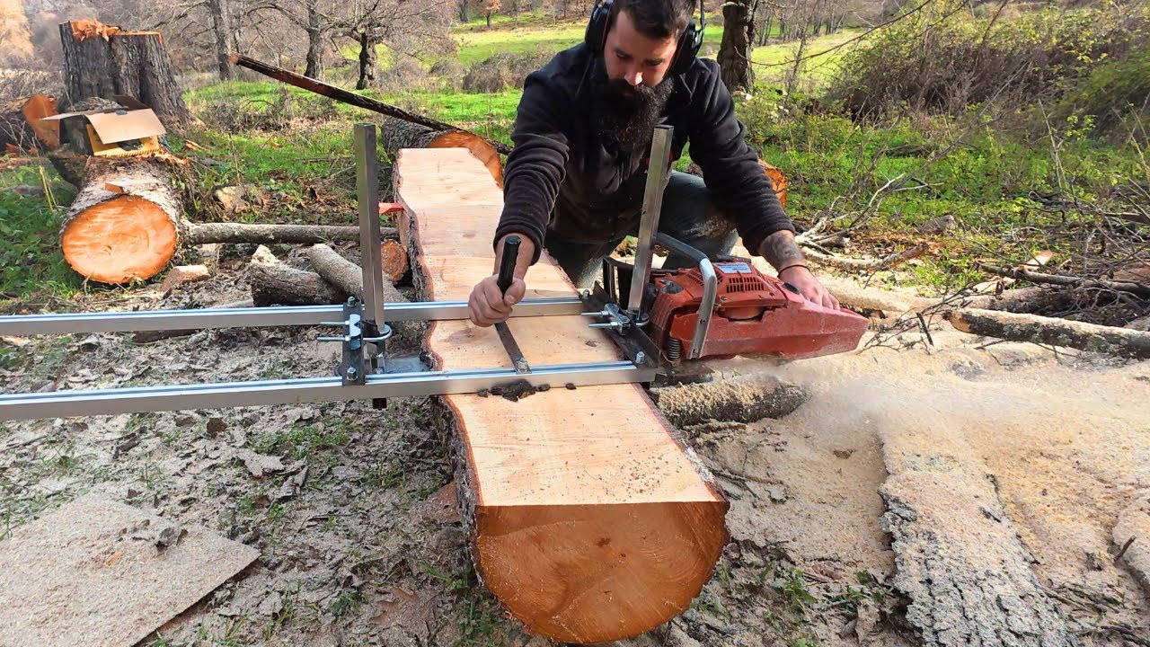 Logs to Lumber: Alaskan Chainsaw Milling With Husqvarna 390XP