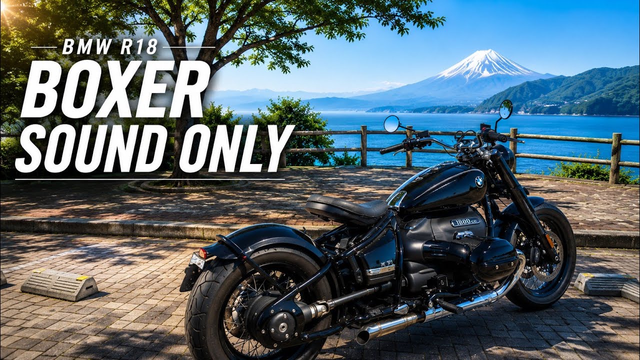 BMW R18 Modified Exhaust Sound (ASMR) - Relaxing POV Moto Ride in izu,Japan　西伊豆でゆったりツーリング 仁科峠〜西天城高原