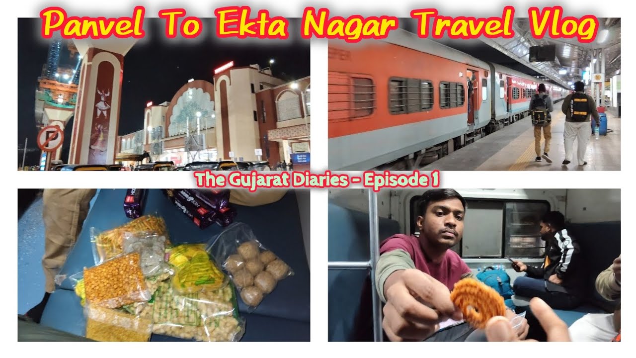 Bandra Terminus to Ekta Nagar: The Gujarat Diaries - Episode 1 🚂 | जबरदस्त खाऊ आणि धमाल मस्ती!