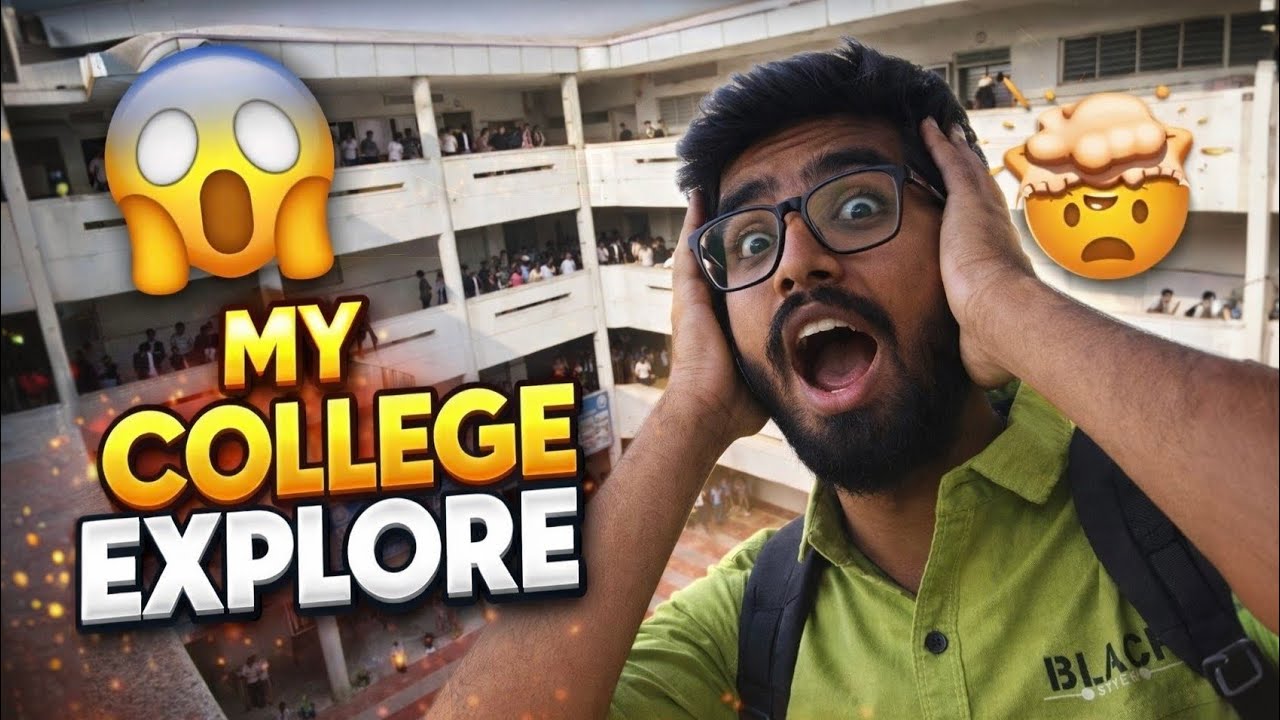 College Life Reality 😱 | My College Explore Vlog #clg #udhna 