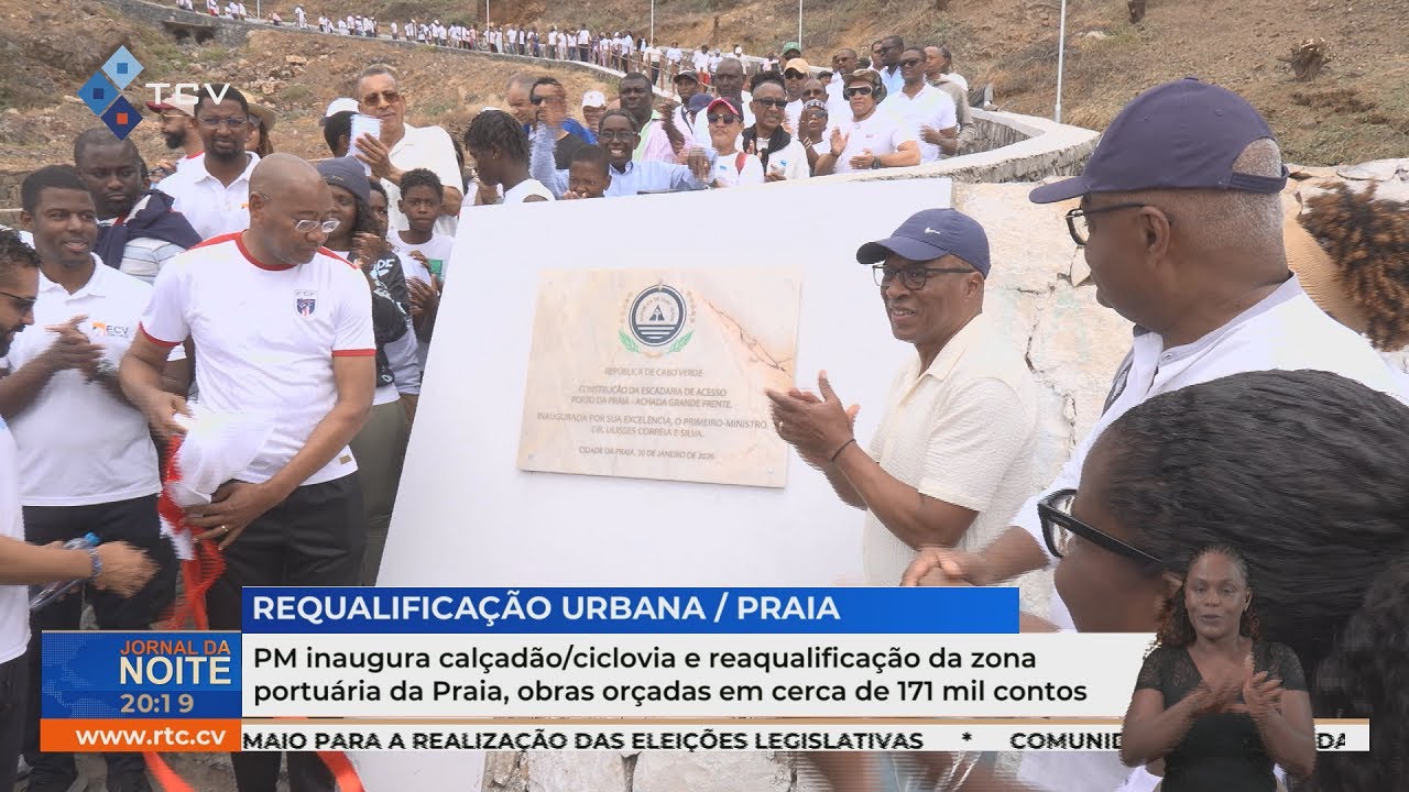 PM inaugura calçadão, ciclovia e requalificação portuária da Praia