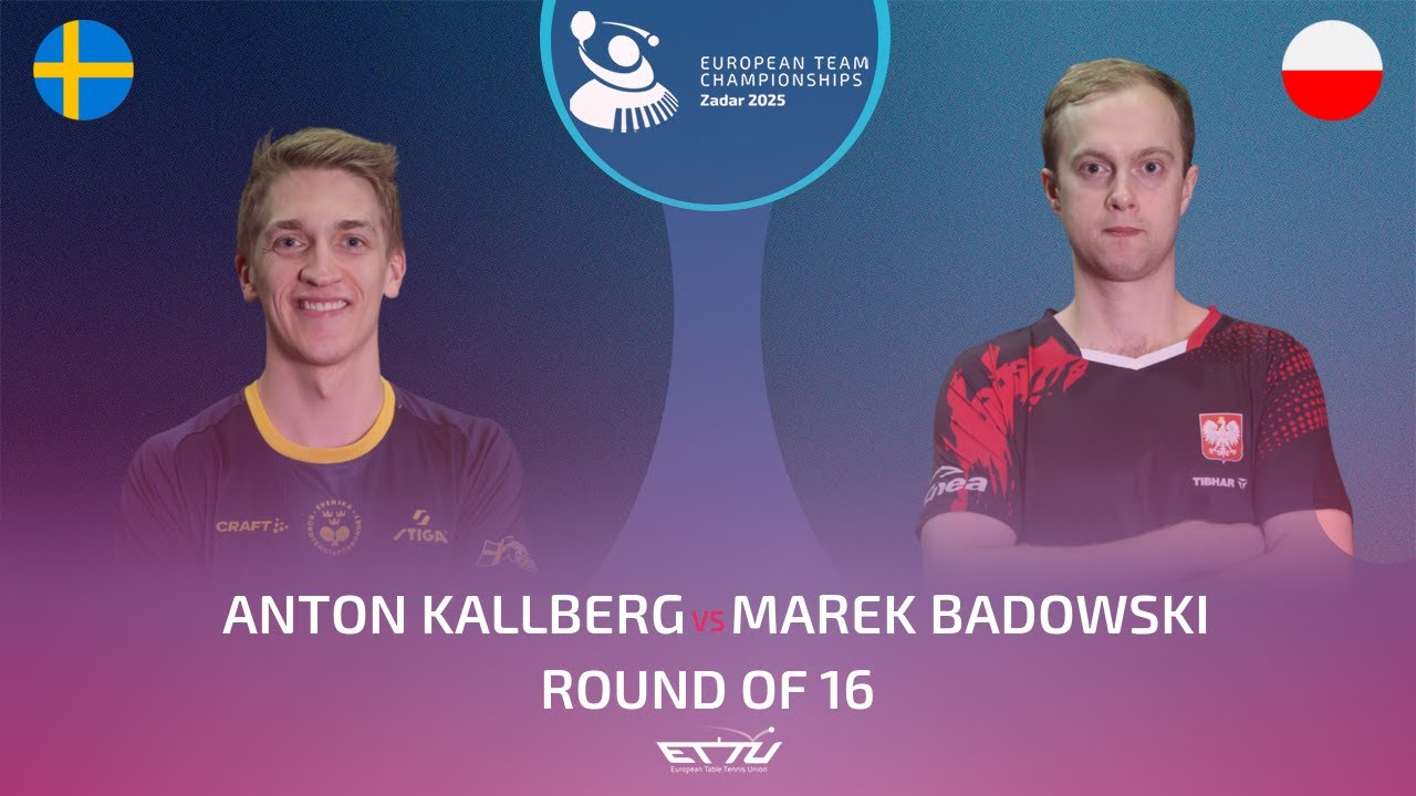 ANTON KALLBERG (SWE) vs MAREK BADOWSKI (POL) | European Championships - Round of 16 | Highlights