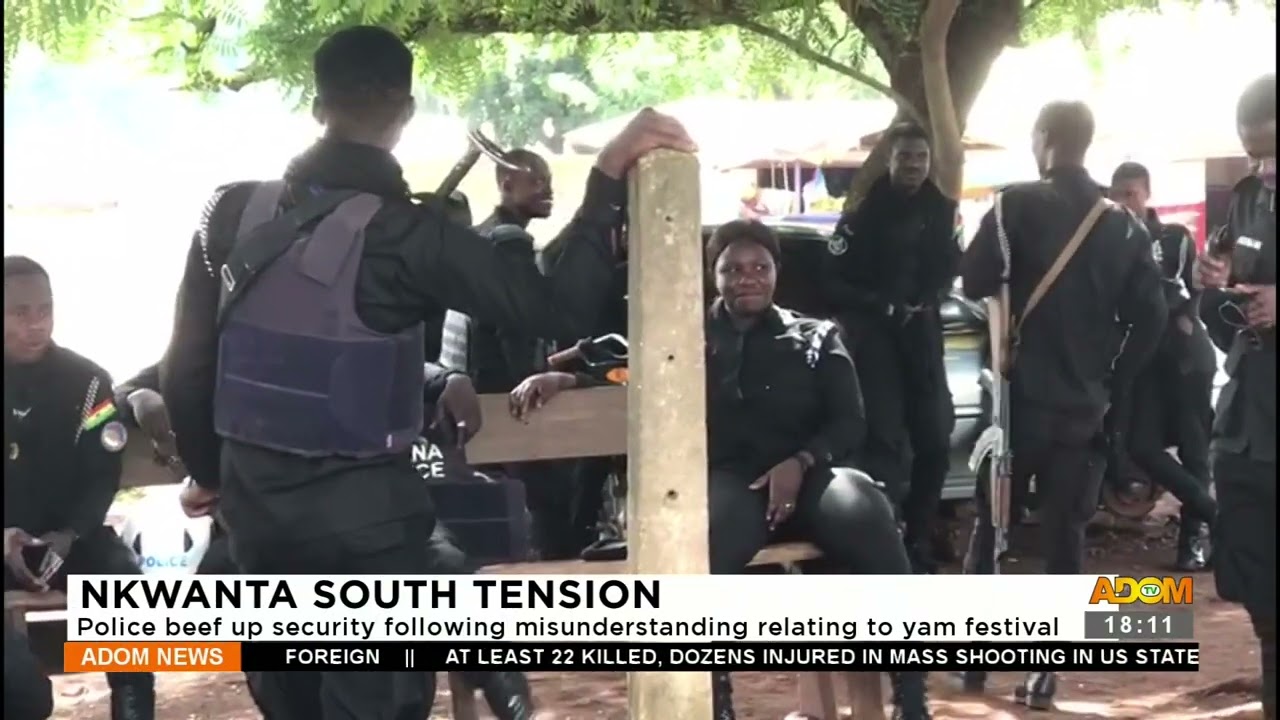 Nkwanta South: Police beef up security following tension relating to yam festival (26-10-23)