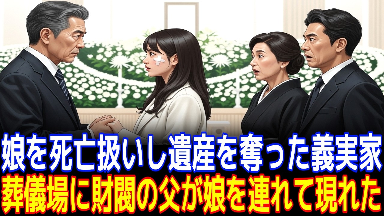 娘を死亡扱いし遺産を奪った義実家, 葬儀場に財閥の父が娘を連れて現れた