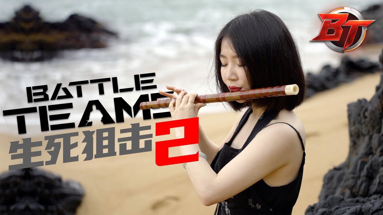 Китайская бамбуковая флейта играет в BATTLE TEAMS 2 | Обложка флейты | Jae Meng
