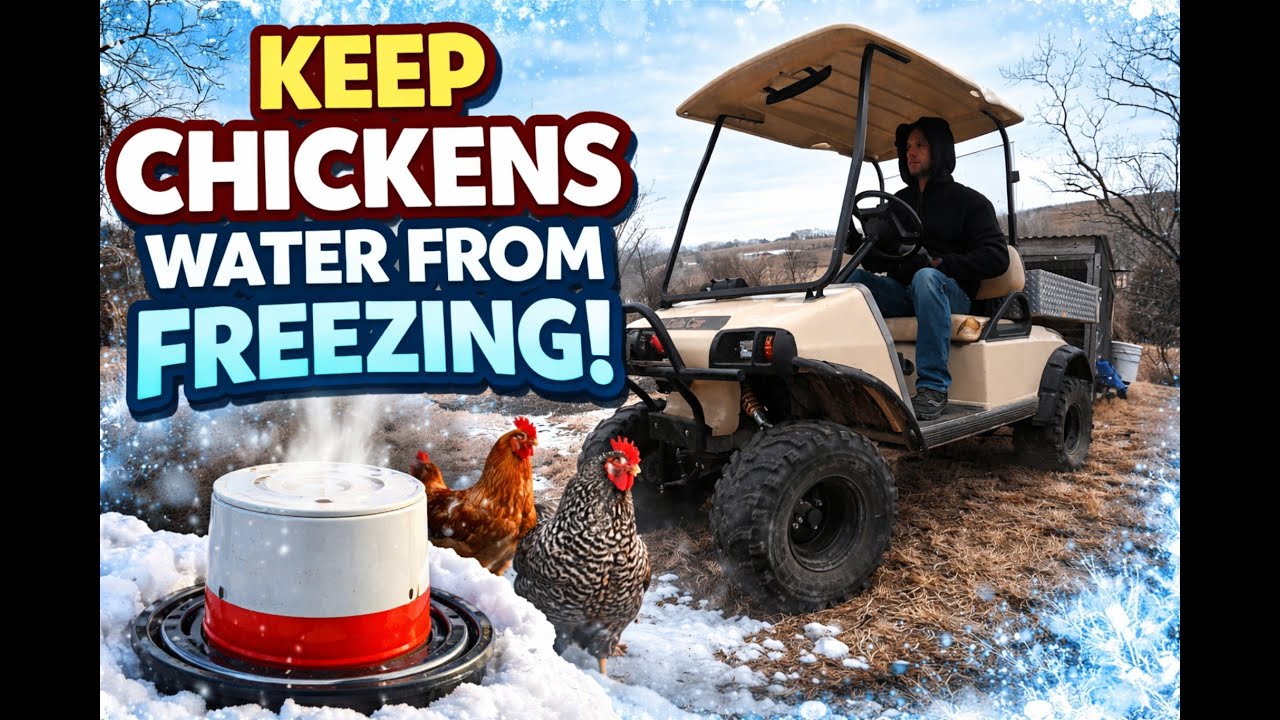 How to Keep Chicken Water From Freezing in Winter (Easy & Cheap)
