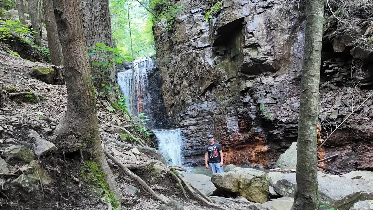 The Most Amazing Waterfall Hidden Below Interstate 75 In Tennessee - Hike To Devil’s Racetrack MTN