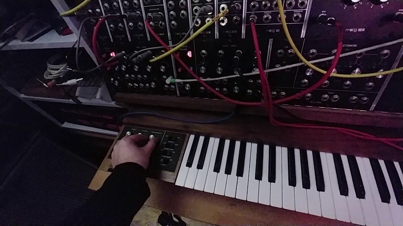 Moog System 35 with Sequencer