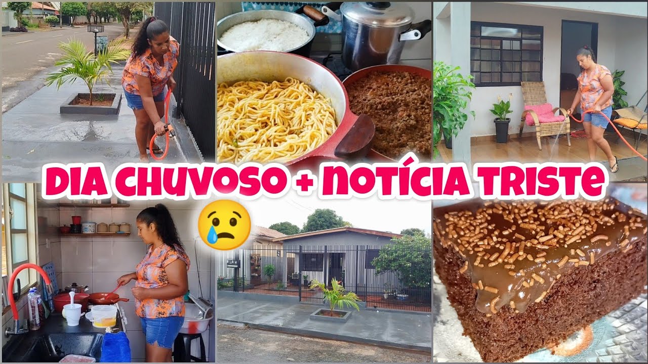 CHOCADA COM O QUE ACONTECEU AQUI NO PARANÁ,😭💔 BOLO CHOCOLATUDO + NOSSA ROTINA DIÁRIA 