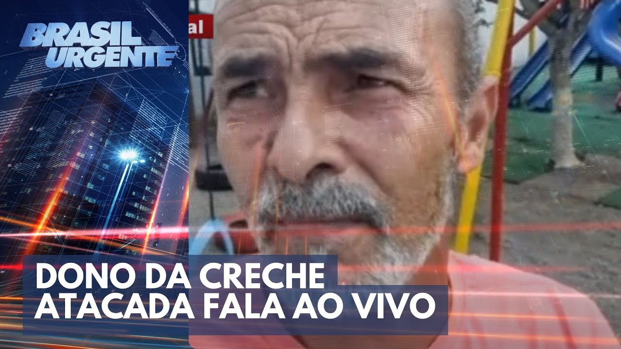Brasil Urgente entrevista dono da creche atacada em Blumenau