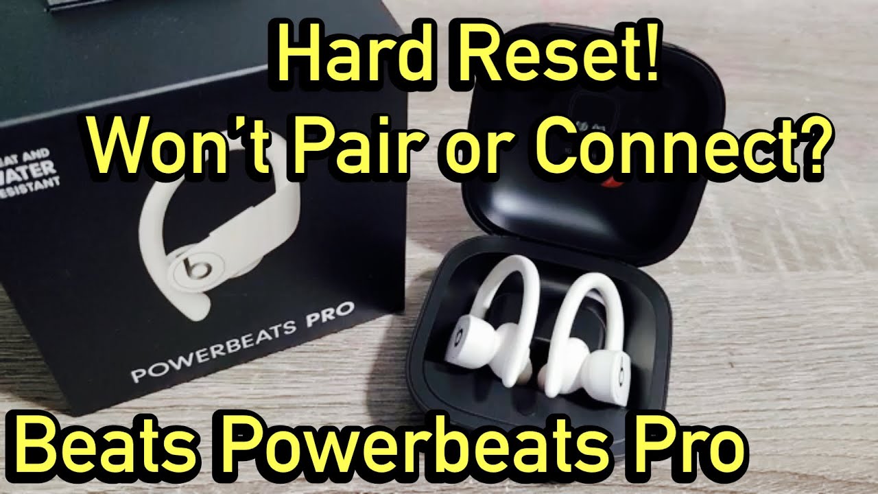 Beats Powerbeats Pro: как выполнить полный сброс настроек (проблемы с сопряжением или подключение...