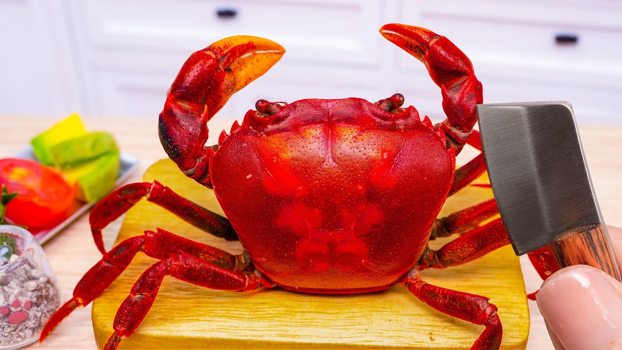 How To Cook Miniature Miniature Steamed Crab with Sweet and Sour Sauce