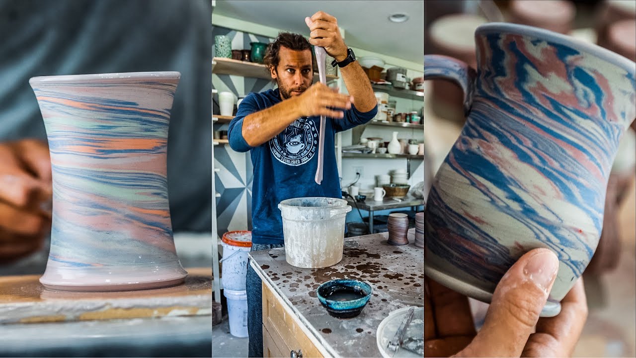 Colored Clay Experimenting