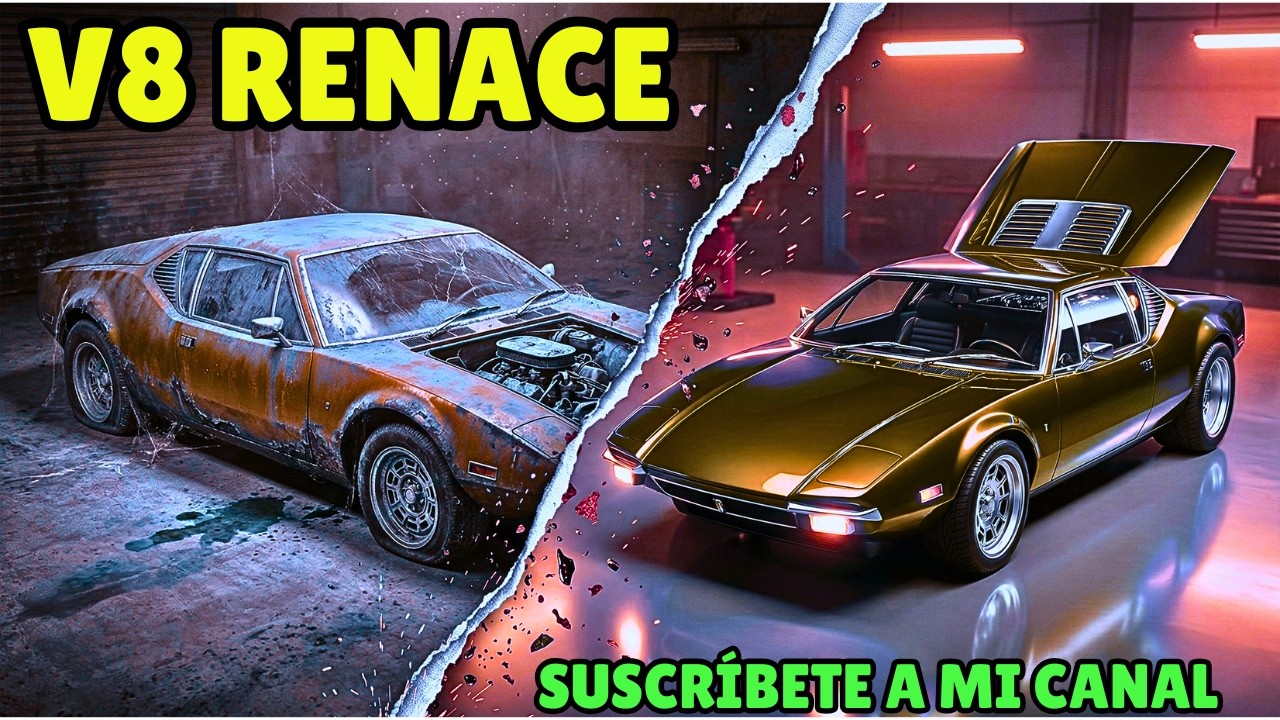 🔥🚗 De V8 Muerto a Rugido Salvaje — Restauración Completa del De Tomaso Pantera 1971