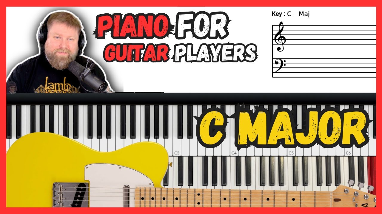 Piano For Guitarists - 12 Keys Part One - C Major Scale Lesson