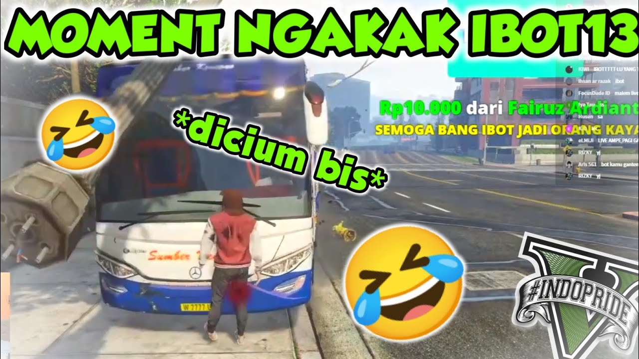 MOMENT NGAKAK IBOT13 DI INDOPRIDE PART 2 | GTA V ROLEPLAY INDOPRIDE
