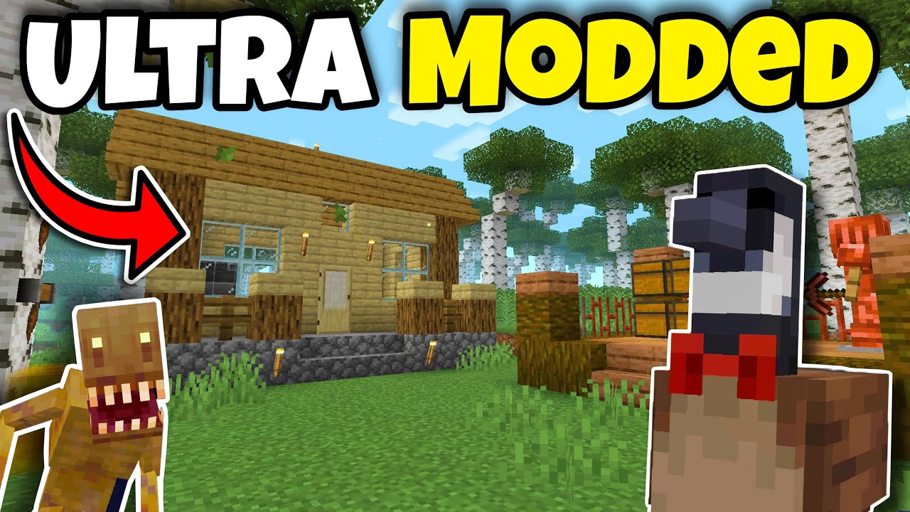 Этот модпак Minecraft Bedrock просто УДИВИТЕЛЬНЫЙ... | Ultra Modded #2