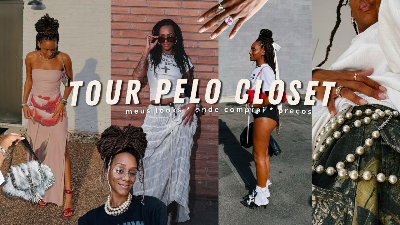 TOUR PELO MEU CLOSET!