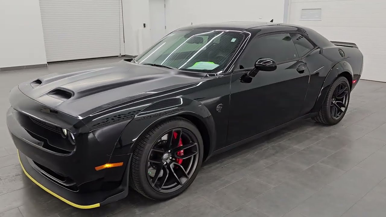 2023 DODGE CHALLENGER HELLCAT JAILBREAK WIDEBODY PITCH BLACK 4K ОБЗОР 16308Z