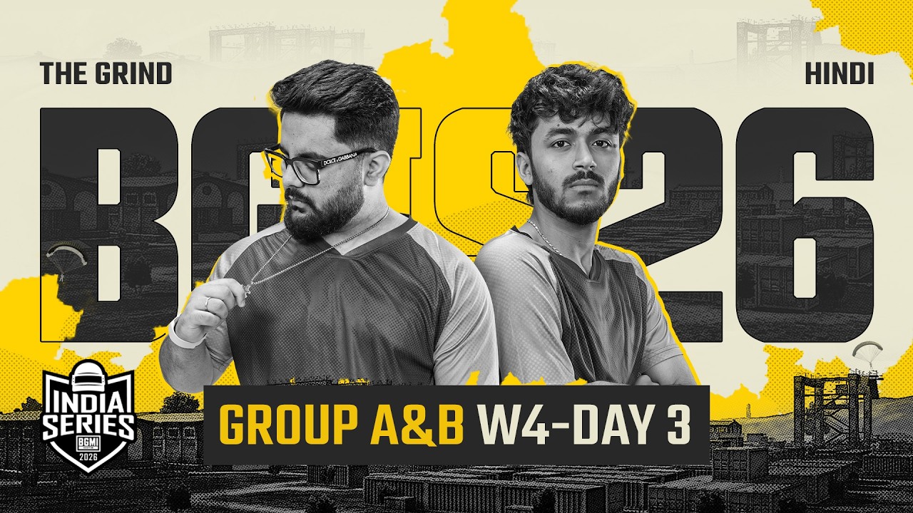 [Hindi] BGIS 2026 THE GRIND | Week 4 | Day 3