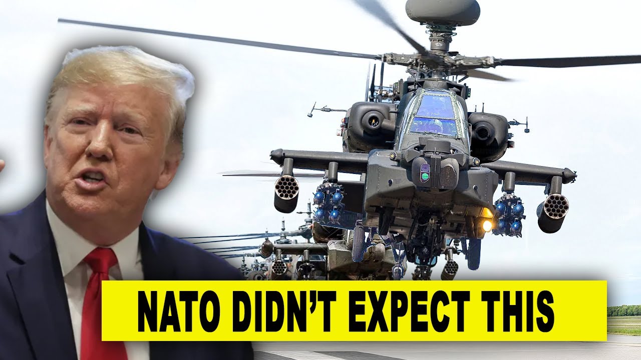 НАТО в шоке! 150 американских вертолетов AH-64E Apache прибыли в рамках масштабной военной операции.