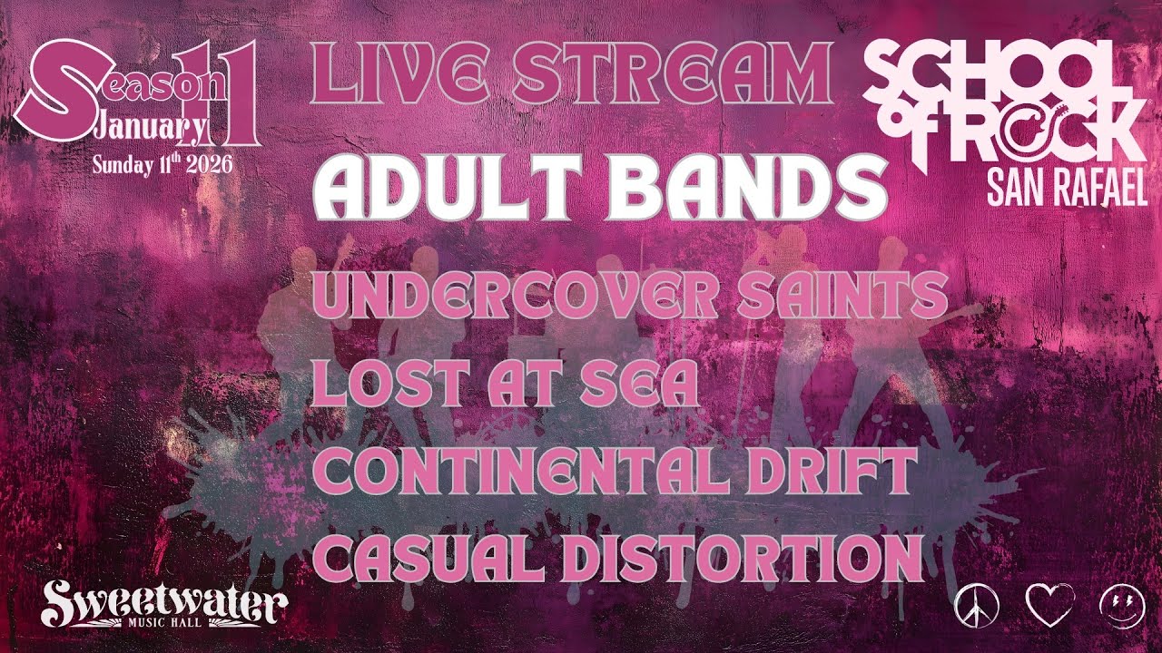 School Of Rock Adult Performance Band Livestream  -Jan 11, 2026