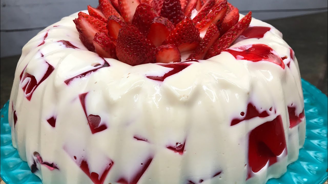 GELATINA DE 3 LECHES CON FRESAS 🍓