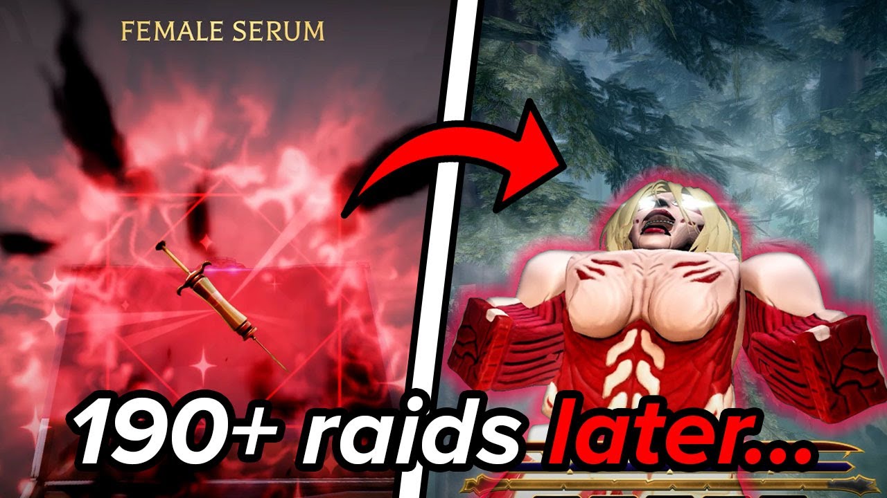 OBTAINING The *NEW* Female Titan in ROBLOX Attack on Titan Revolution!