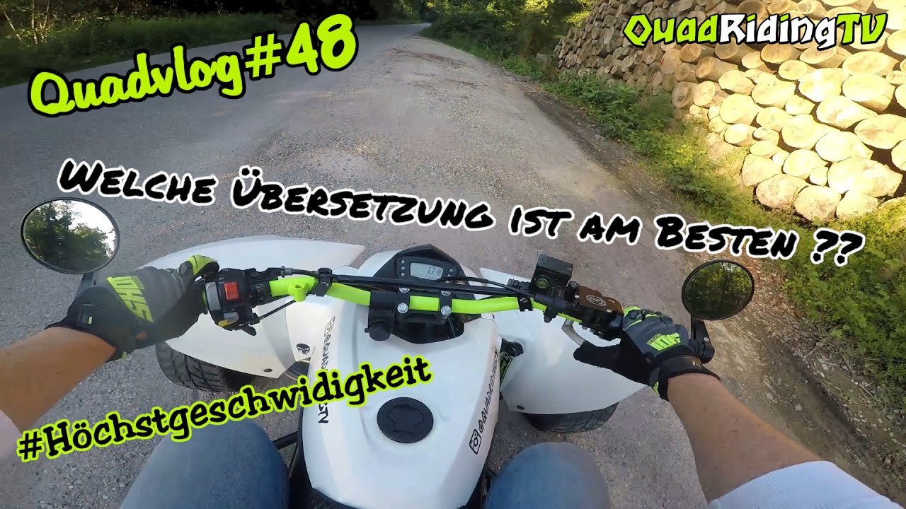 Welche Kette und Übersetzung ? # Highspeed SMC 520 # Quad Vlog 48