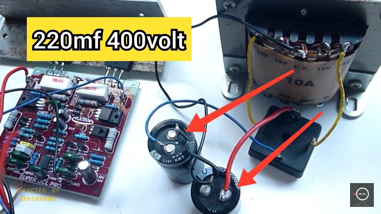 cara merakit power supply pake elko 400volt