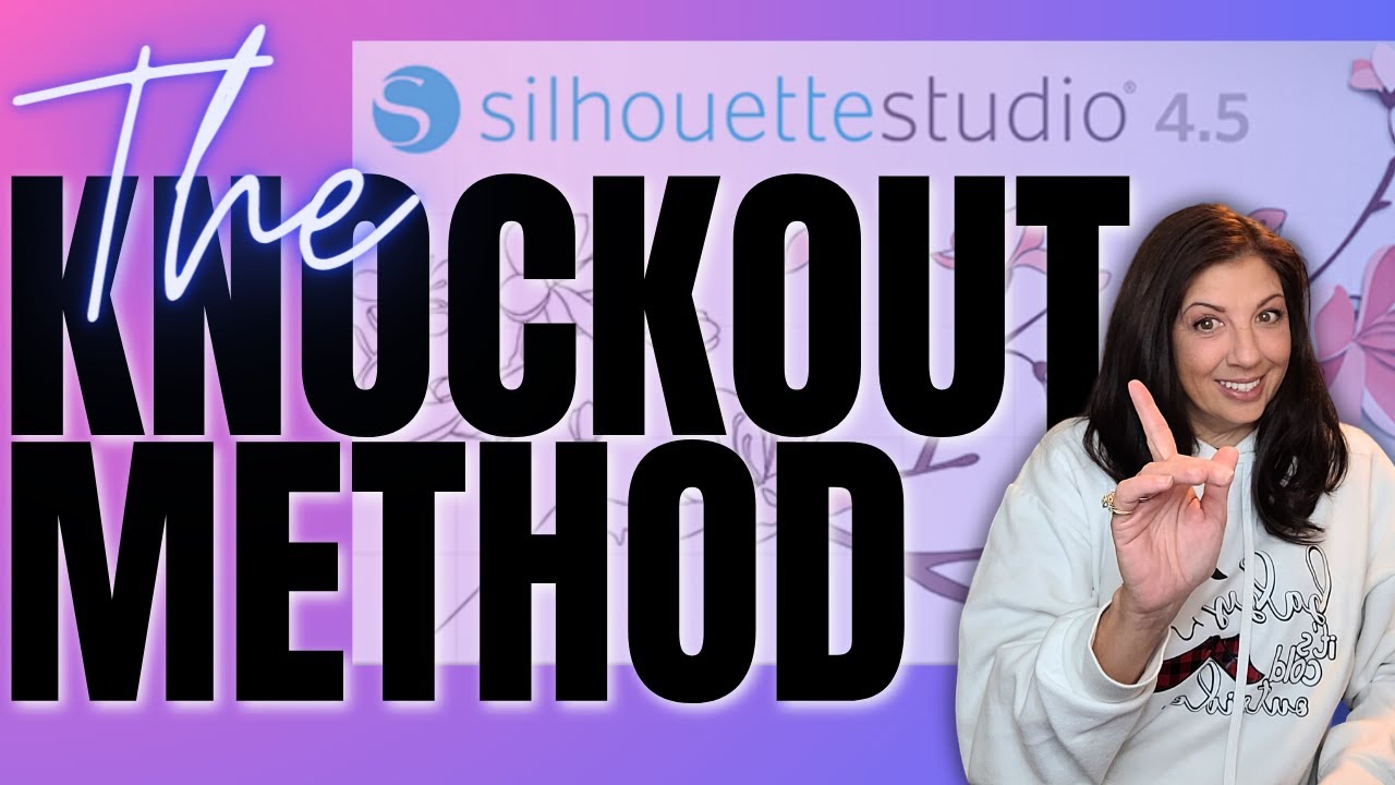 Изучите метод нокаута для Silhouette Studio — МЕНЕЕ ЧЕМ ЗА 3 МИНУТЫ!