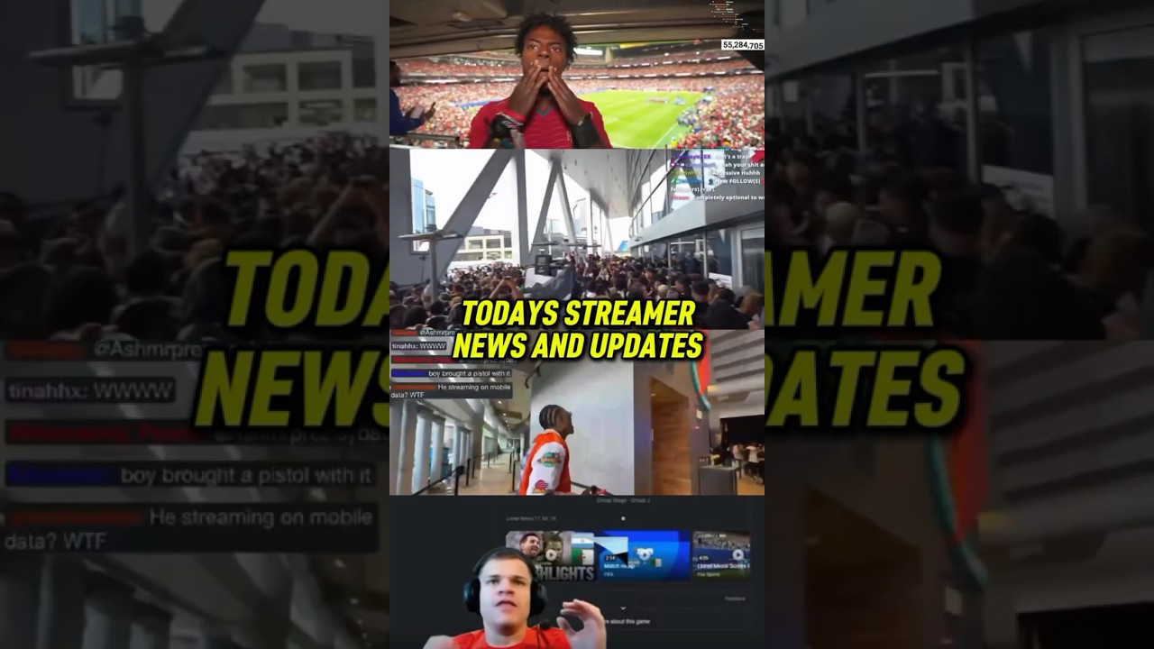 Today&rsquo;s Streamer News and Updates #ishowspeed #speed #worldcup #kaicenat #streameruniversity