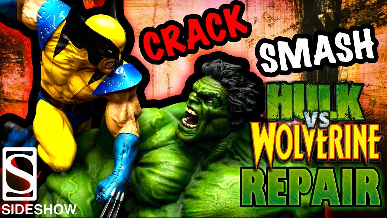 HULK vs WOLVERINE STATUE MAQUETTE REPAIR by SIDESHOW COLLECTIBLES