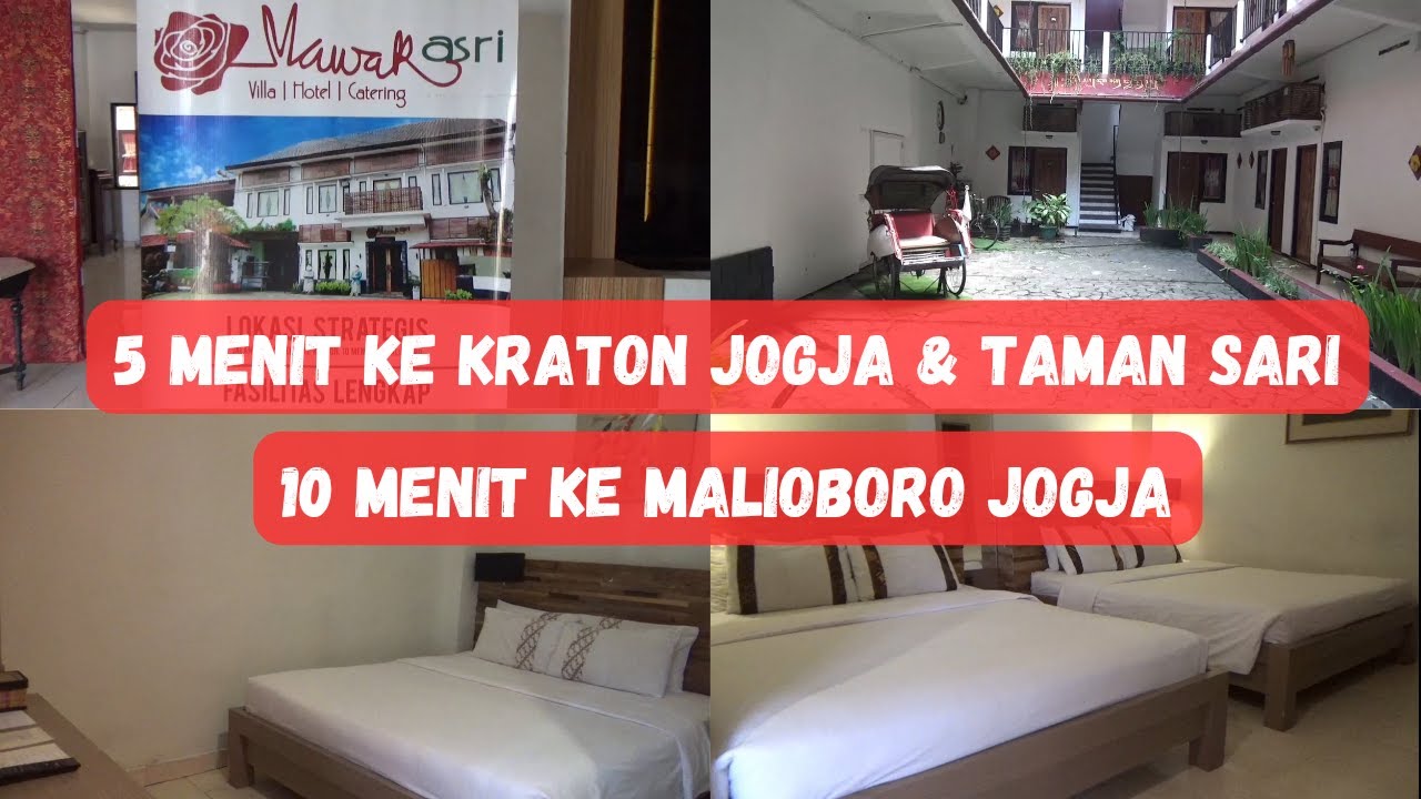 Penginapan Murah Di Jogja Dekat Taman Sari Dan Keraton Jogja| Hotel Murah Jogja | Mawar Asri Hotel
