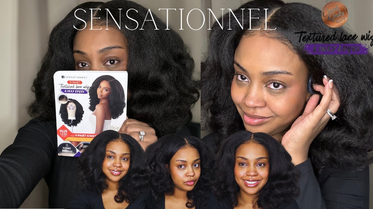 👀 at this I Best Natural Looking Wig I Sensationnel Y Part Roller Set 16