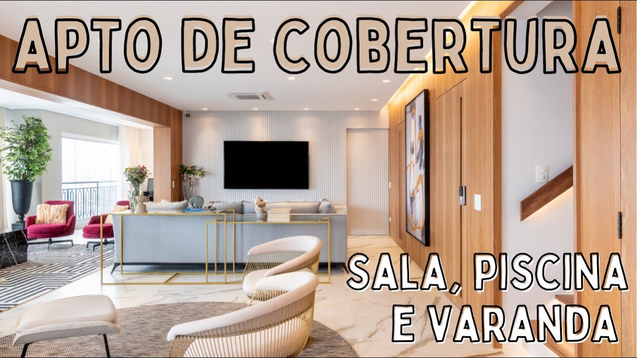 APARTAMENTO DE COBERTURA DUPLEX - OBRA COMPLETA!! :)  ep.1 - SALA E PISCINA