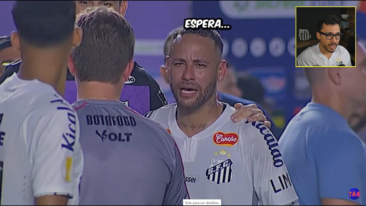 Leitura labial com Velloso na volta do Neymar ao Santos