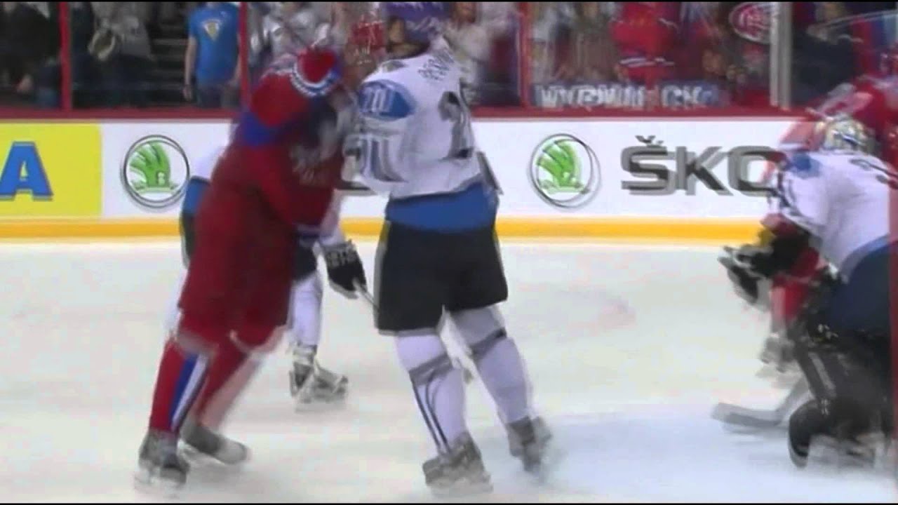 Ilya Kovalchuk Game Misconduct (5+20) Kovalchuk vs Pesonen | Russia vs Finland | 10.5.2013