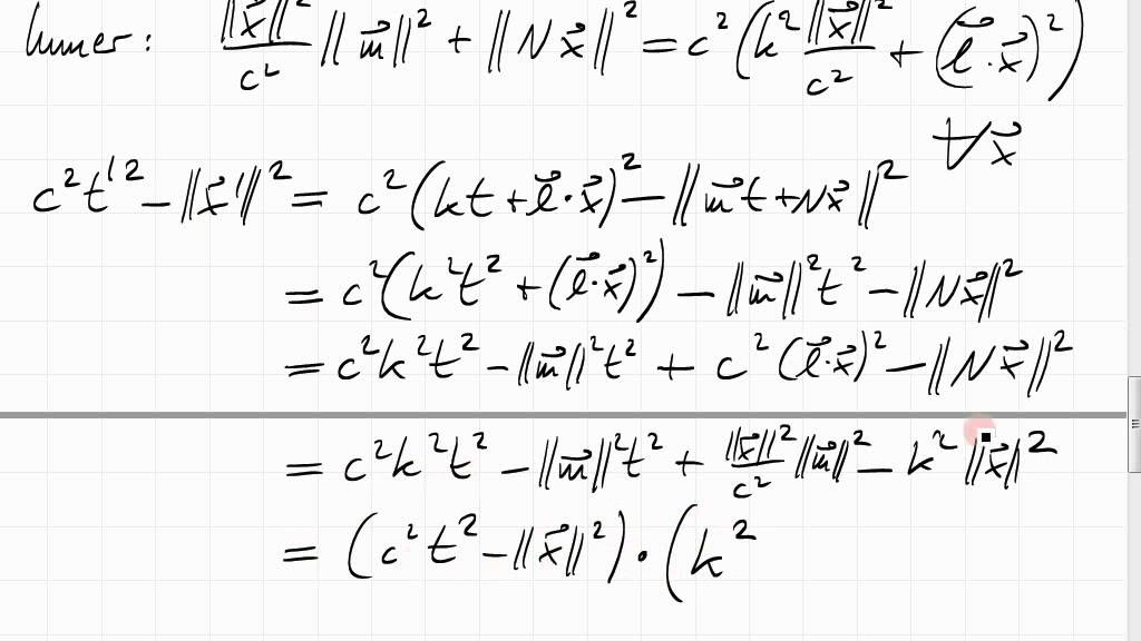 Lorentz-Transformationen