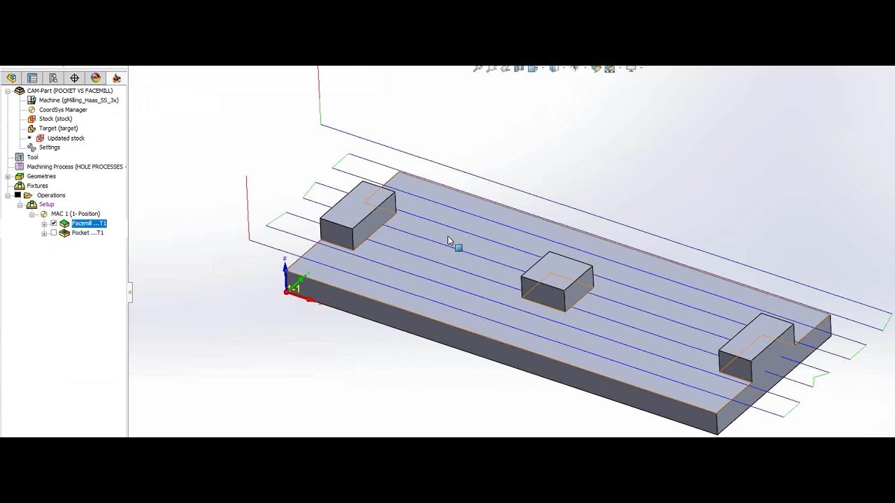 Pocket vs Face Milling