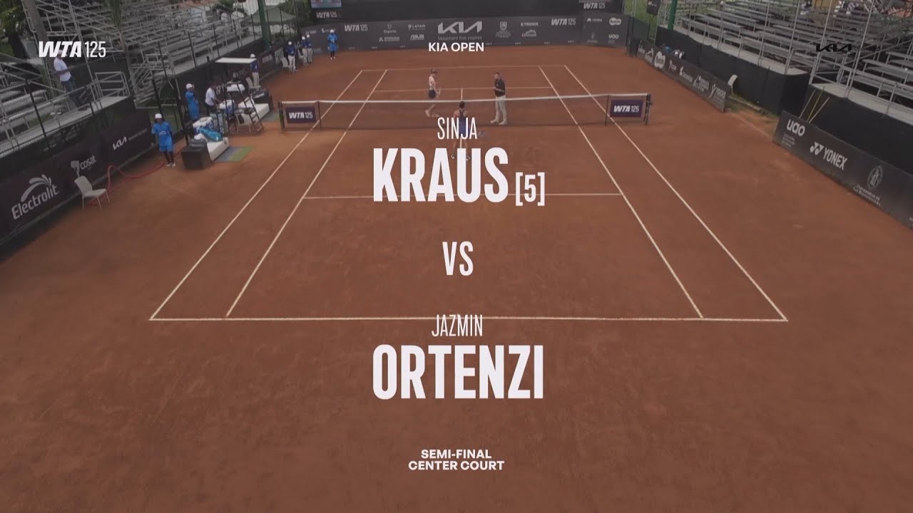 (5) Sinja Kraus (AUT) vs Jazmin Ortenzi (ARG) - Game, Set, Match
