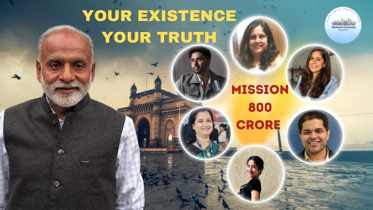 Mission 800 Crore: Spreading the Wisdom of MAAsterG | A Journey to True Happiness